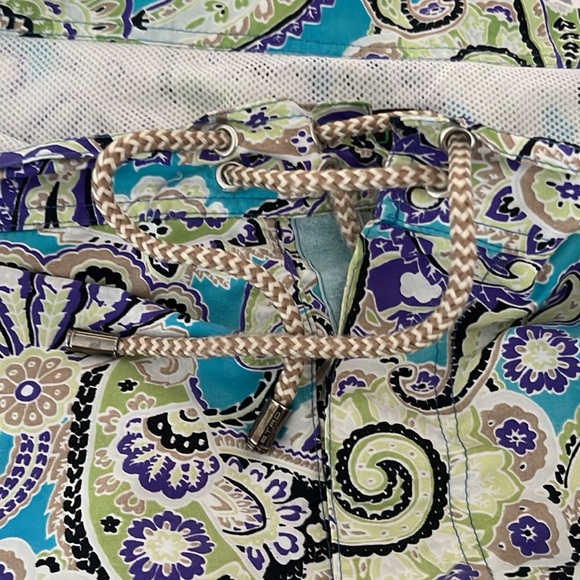 Etro Mens  Floral-Print Swim Trunks Shorts Size XXL (*M ) - Picture 7 of 9